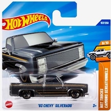 Hot Wheels Tekli Arabalar '83 Chevy Silverado Jmt29 Hot Trucks Çok Renkli