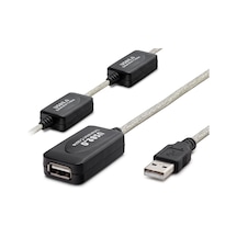 Hadron Hdx7525 Usb M To Usb F Uzatma Kablo Siyah-gümüş 30mt