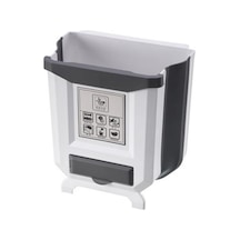 Beyaz Mayitr Mutfak Dolabı Kapı Asılı Çöp Kutusu Çöp Kutusu Katlanabilir Çöp Konteyneri Beyaz