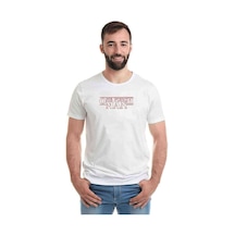 One Punch Man Baskılı Beyaz Erkek Tshirt (530958637)