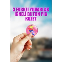 Smiling Friends Anime Animasyon Çanta Süsü Rozet İğneli Buton Rozet Seti 1 Adet Çok Renkli