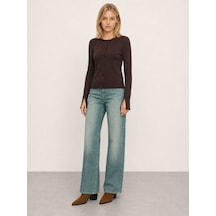 Loft Bella Regular Fit Kadın Pantolon Lf2044678 Q1.v1 Denim
