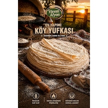 Meşhur Afyonkarahisar Odun Ateşinde Pişirilmiş Köy Şepiti Yufka, Lavaş 4 Adet.