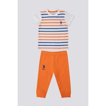 U.S. Polo Assn. Turuncu 2'li Bebek Takım Turuncu