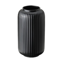 Ikea Stılren 22 Cm Vazo Seramik Dekoratif Çiçeklik Siyah