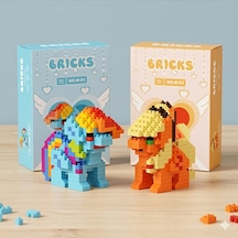 Brıcks Rainbow Dash & Applejack Pony Yapı Blok Seti 2 Li Mini Brick Pony Figür Koleksiyon Oyuncak