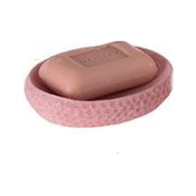Sıa Sabunluk Pembe Petek Desenli Poliresin