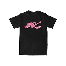 Tarzsokak Beyaz Yeni Tek Bt Leri Yeşım Şarkıcı Baskılı Tees Tops Siyah