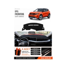 Opel Frontera 2025-sonrası Uyumlu Torpido Koruma, Torpido Örtüsü, Torpido Kılıfı - Siyah - Op025