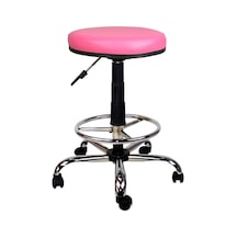 Bürocci Metal Ayaklı Yüksek Tabure-Pembe-2999T0120