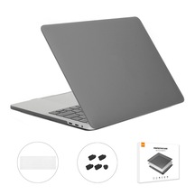 Hat-Prince MacBook Pro 13.3" A1708 Laptop Koruyucu Kılıfları  Gri