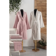 Pierre Cardin AST51 Wawe Soft Aile Bornoz Seti