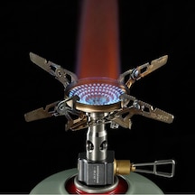 Campingmoon Gümüş Campingmoon Açık Hava Bölünmüş Tip Kamp Fırını Ayrılmış Gümüş