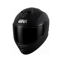 Gıvı 50.x Mat Siyah Kask Siyah Vizör Mat Siyah
