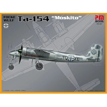 Focke Wulf Ta 154 Moskito Pm Model Gece Avcı Uçağı Demonte Plastik Maketi