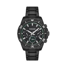 Wesse Wwg207603 Çelik Siyah 45 Mm Erkek Kol Saati