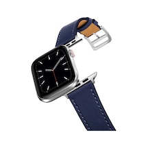 Ally Apple Uyumlu  Watch 7-8 41 MM6-5-4 40 MM Single Coil Deri Kayış Kordon