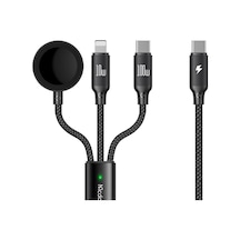 Mcdodo Ca-4940 100w 3in1 Type-c, Lightning Ve iOs Watch Uyumlu Çoklu Şarj Kablosu