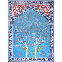 Can Seramik - 60x80 CM El Dekoru Kütahya Çini Pano