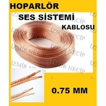 25 M Ses Sistemi Hoparlör Kablosu 0.75 MM 2'li