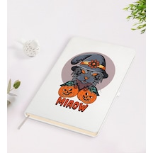 Bk Gift Happy Halloween Tasarımlı Beyaz Defter-1 Beyaz