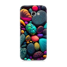 Samsung Galaxy A3 2017 Uyumlu Artx Kırmızı Doğa Taşlar Desenli Silikon Kılıf