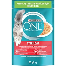 Purina One Pouch Hindili Kısırlaştırılmış Kedi Maması 85 G