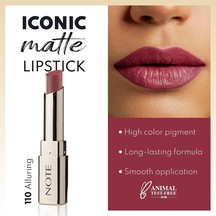 Cosmetics Iconic Matte Lipstick 110 Alluring Kalıcı Mat Ruj, Kırmızı Çok Renkli