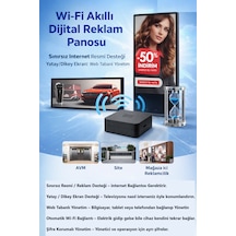 Wi-fi Akıllı Dijital Reklam Pano Modülü Sınırsız Resmi Desteği Yatay/dikey Ekran Seçenekli
