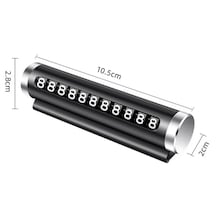 Alüminyum Kasa Siyah Renk Çevirmeli Numaratörü Torpido Aksesuar