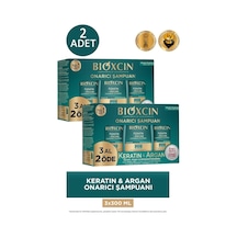 Keratin & Argan Onarıcı Şampuan, 300 Ml, 3 Al 2 Öde, 2 Adet