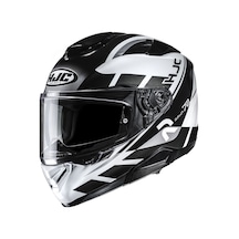 Hjc Rpha72 Value MC5 Kapalı Motosiklet Kaskı Siyah Beyaz