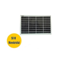 Gesper Energy 50W Watt Monokristal Güneş Paneli 36 Hücre 12 V