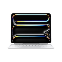 Apple Uyumlu iPad  Pro M4 MWR43TQ/A 13" İçin Magic Türkçe Q Klavye Beyaz
