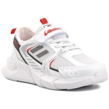 Aspor 722y-f Beyaz-kırmızı Cırtlı Çocuk Spor Ayakkabı 001