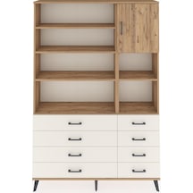 Arges Dolap 8 Raflı 8 Çekmeceli Tek Kapaklı 132x30x195 Çam-ç... Çam Arges Dolap 8 Raflı 8 Çekmeceli Tek Kapaklı 132x30x195 Çam-ç... Çam
