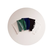 Yaka Kartı Plastik Karışık Renkli 5 Li Kılıf