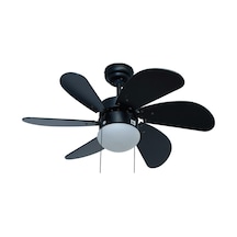 Kendal Dekoratif Tavan Vanti 60w 30"siyah Ahsap Tavan Vantilatör -siyah - Ahşap