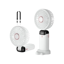 El Fanı, Taşınabilir Mini Fan, Şarj Edilebilir, 5 Hız Ayarlı Küçük Cep Fanı, Dahili 4200mah Pil, Ofis İçin Katlanabilir Usb Fan, Dış Mekan Diğer