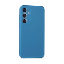 Newface Samsung Galaxy A55 5g Kılıf First Silikon - Mavi