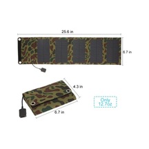 Besthome1 Siyah Çevre Dost 10w Güneş Paneli Şarj Cihazı - Taşınabilir Telefon Powerbank, Dışarıda Hızlı Şarj