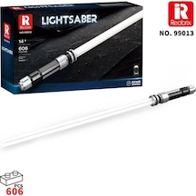 Reobrix 99013 Işın Kılıcı Beyaz Yaratıcı Yapı Blok Seti Building Blocks Lightsaber - 606 Parça