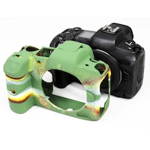 Cbtx Yumuşak Silikon Kılıf Kamera Koruyucu Canon Eos R5 Uyumlu Cilt Çanta Vücut Kapağı - Kamuflaj