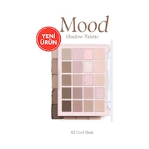 Dasique Mat Ve Işıltılı Tonlardan Oluşan 20 Renkli Far Paleti Mood Shadow Palette 02 Cool Basic 02 Cool Basic