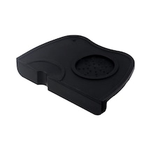 Ximistore9 Yüksek Tutuşlu Silikon Kahve Presleme Matı - Siyah, Orta Boy, Tezgah Ve Portafiltre İçin Dayanıklı Çözüm Siyah