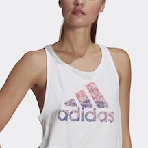 Adidas Gl1006 Snowcone İnspired Graphic Kadın Beyaz Spor Üst Atlet