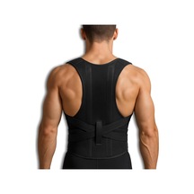 Ayrex Dik Duruş Korsesi Unisex Kamburluk Önleyici, Çift Balenli, Günlük Ve Spor Kullanıma Uygun / Elilom Ceku