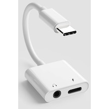 Telefon Bilgisayar İçin Type-c Aux Dönüştürücü Adaptör Type-c Çoğaltıcı Dönüştürücü Cihazı