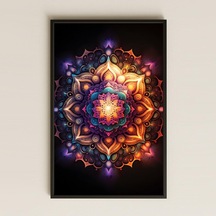 Uv Baskılı Mandala Pvc Tablo - Büyülü Işıklar