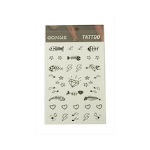 Kalp Balık Tattoo Dövme Sticker